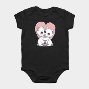 I Am So In Love With You Kitten Baby Bodysuit